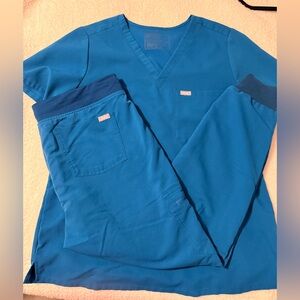 Figs Vibrant Blue Scrubs